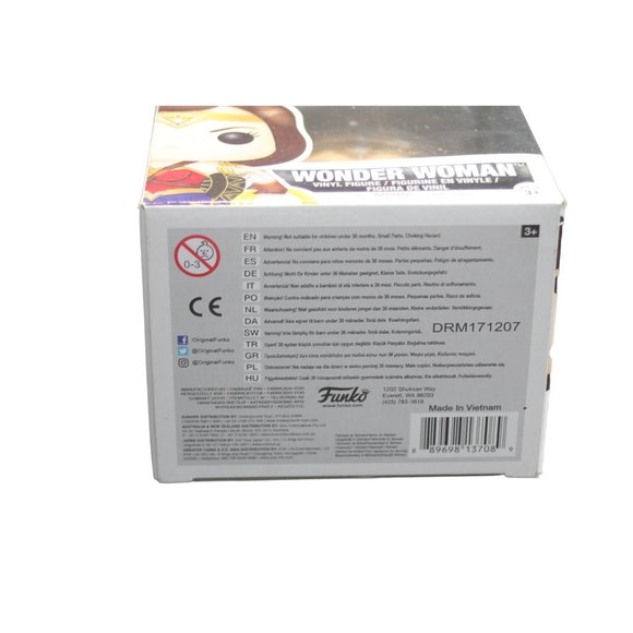 Funko Pop DC Justice League Movie Wonder Woman Toy Vinyl Figure # 206 - Picture 9 of 10